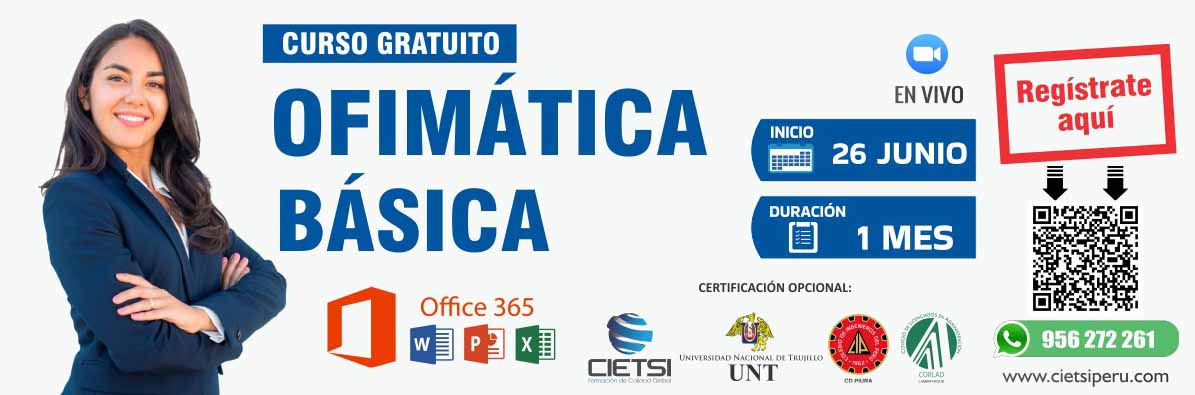 CURSO GRATUITO EN OFIMÁTICA BÁSICA 2024